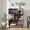 Best Choice Products 3-Tier Mid-Century Modern Wooden Bookcase w/ Removable Back Panels, Offset Pine Legs